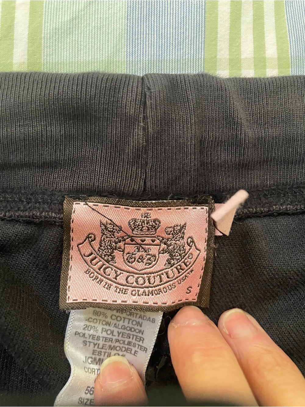 Juicy Couture Black Terry Wide-Leg Lounge Pants - Picture 4 of 4